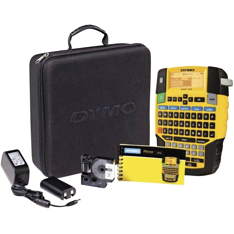 Etichettatrice Dymo RHINO 4200KIT trasferimento termico 4197102
