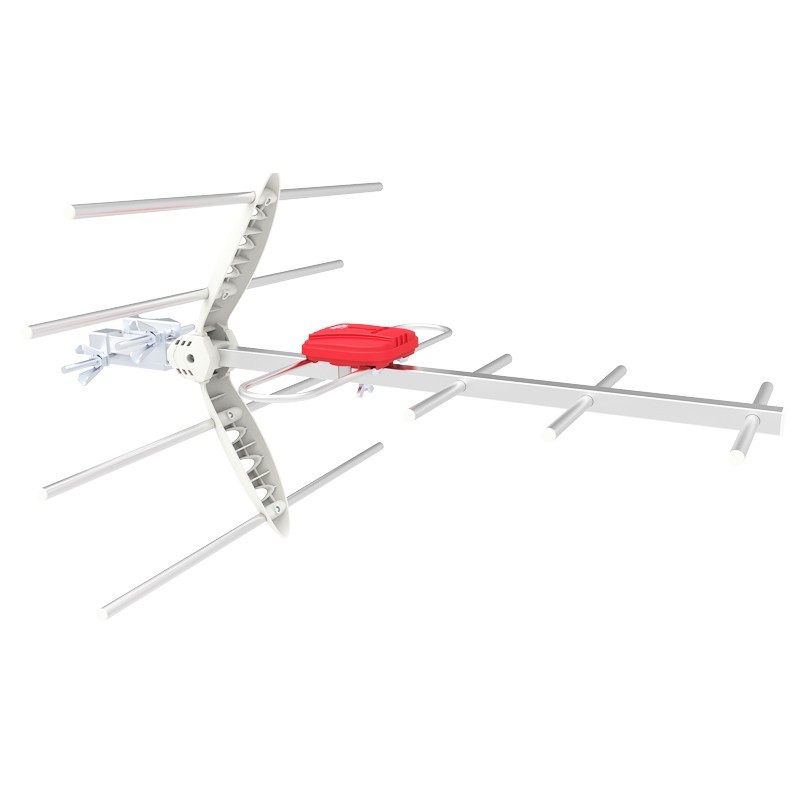 Antena Fte FLYUHF 5 elementos C21-60 4G/LTE 9dB FLYUHF