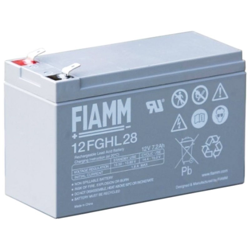 Batterie Fiamm 12V 7,2AH pour UPS 12FGHL28