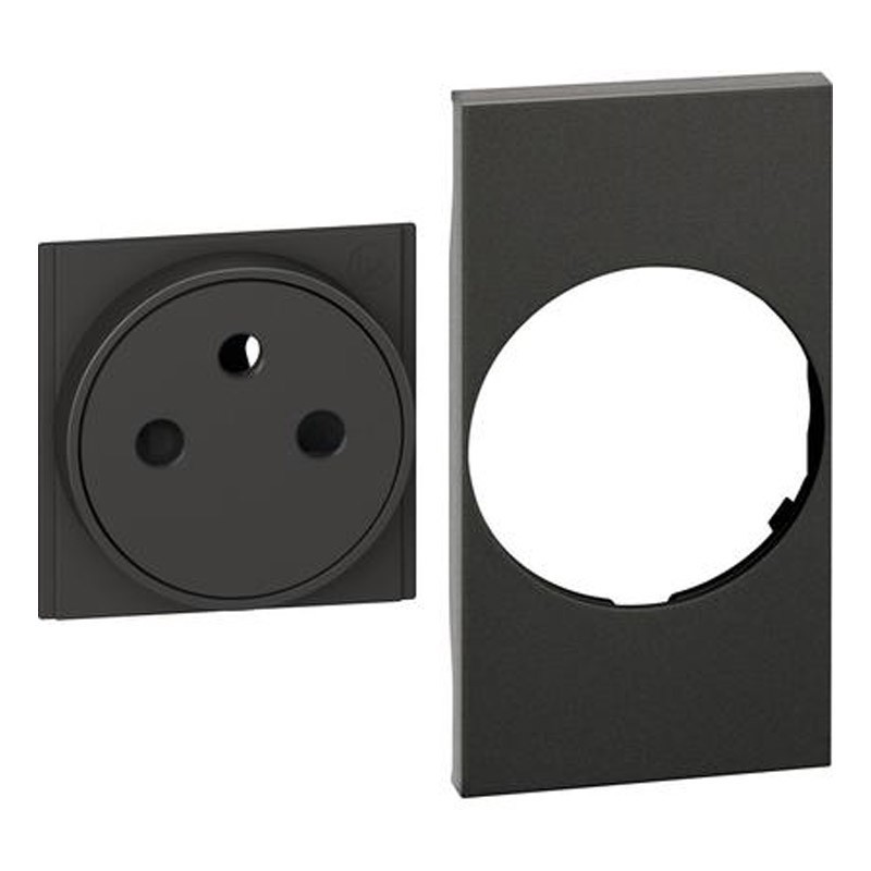 Abdeckplatte Bticino Living Now für französisch/belgische Standard-Steckdose FLAT KG55F