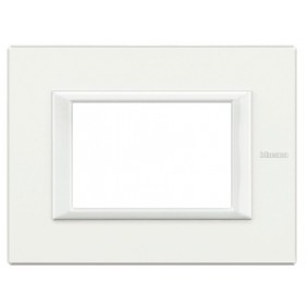 Bticino Axolute Plate 3 Modules Blanc...
