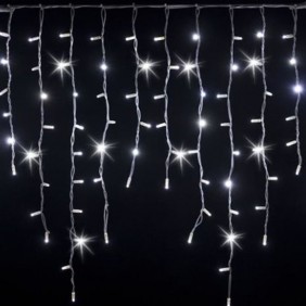 Cascata Natalizia Wimex ICICLE SNOWFALL con 96 LED Bianchi 4501920X
