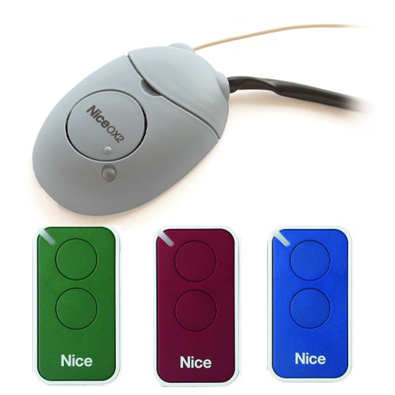 KIT Nice Receiver mit 3 Fernbedienungen 2 Kanäle INTIKIT