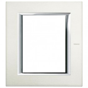 Bticino Axolute Platte 3+3 Module Gebürstetes...