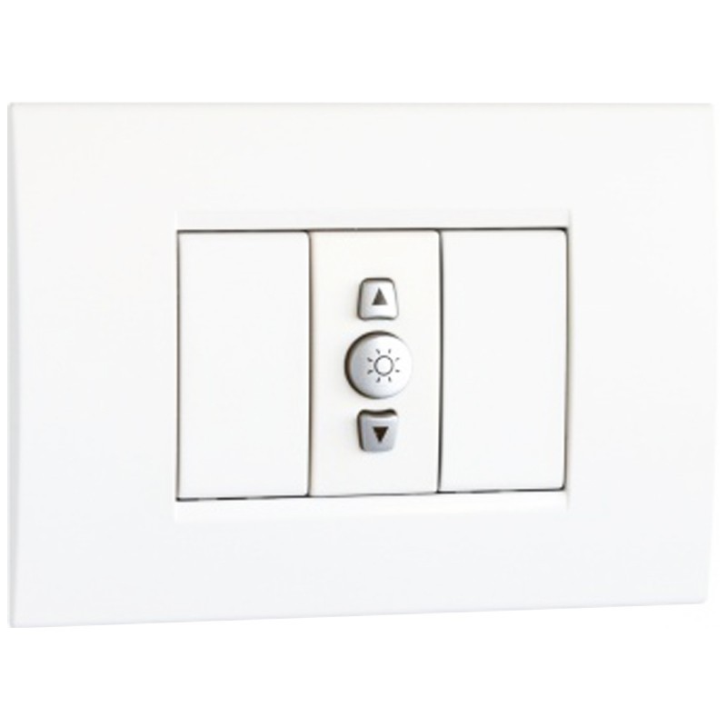 Dimmer da incasso Vemer per serie civili 1 modulo Bianco VE772200