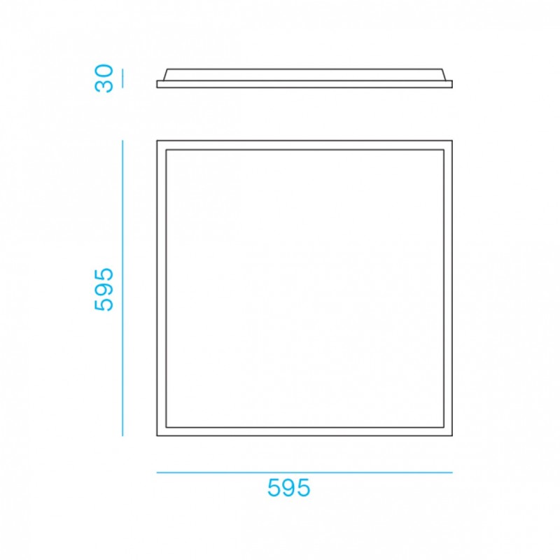 Nobile 36W 3000K 60X60 LPZ66/3K LED Panel