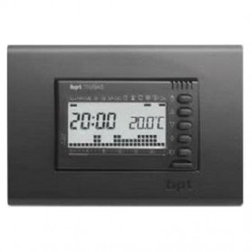 Built-in digital chronothermostat BPT TH/345 Grey 69405400