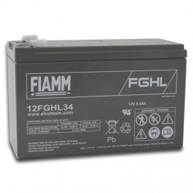 Hermetic lead-acid battery Fiamm 12V 8.4Ah Long Life for UPS 12FGHL34