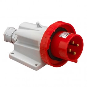 Fijo CEE Gewiss enchufe de pared 90 grados 3X32A T 400V GW60441