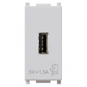 Vimar Plana 5V1,5A Silber 14292.SL USB-Steckdose