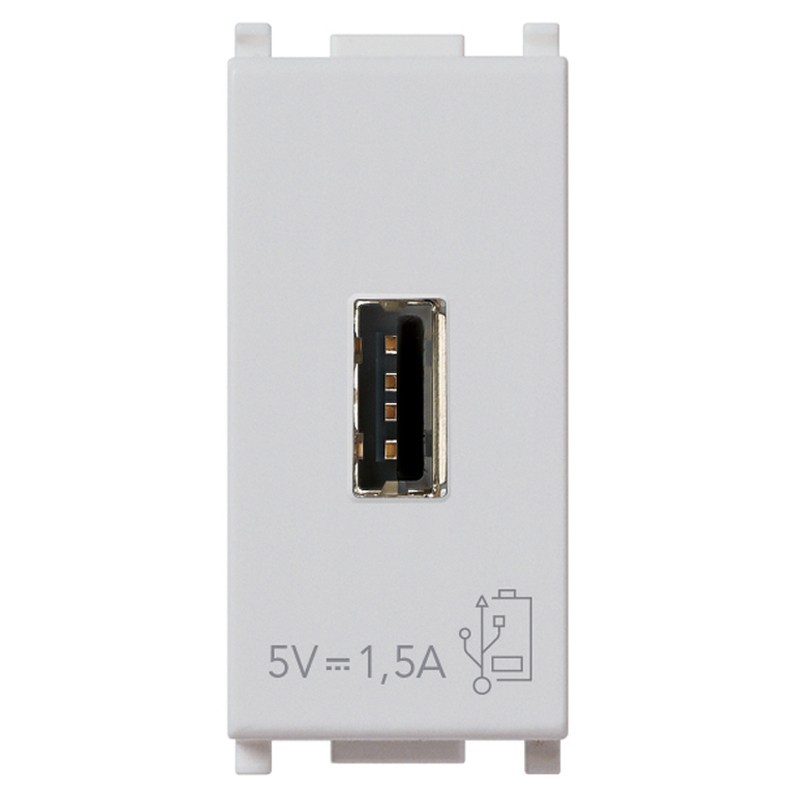 Vimar Plana 5V1,5A Silber 14292.SL USB-Steckdose