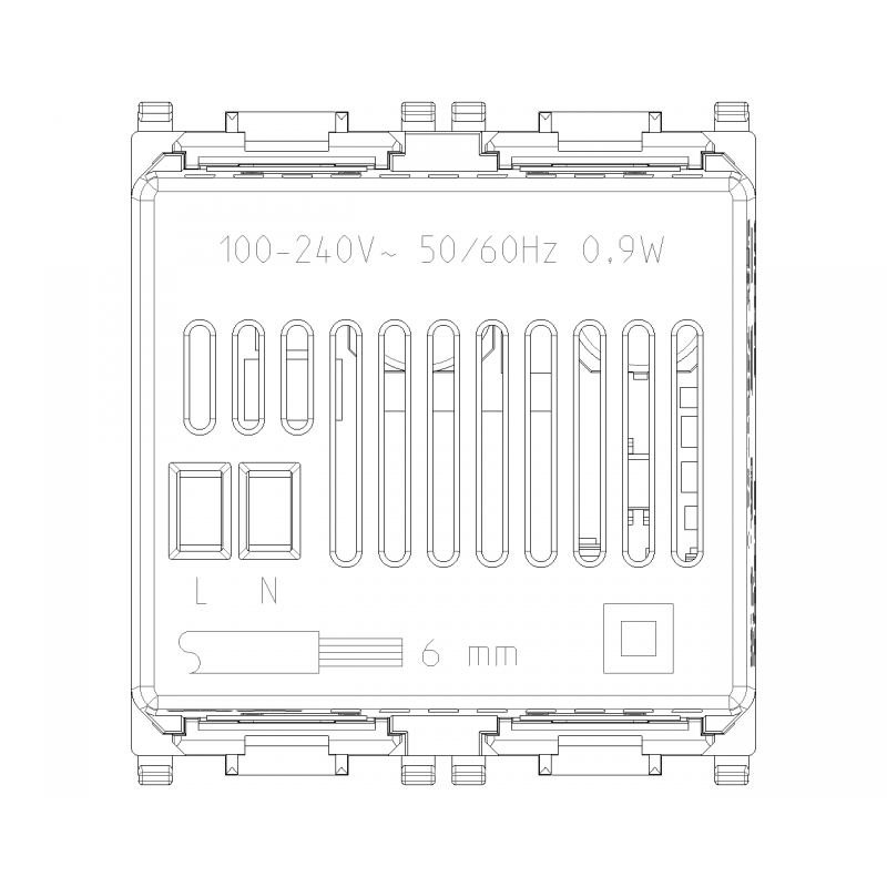 Gateway Connesso WIFI Vimar Plana IOT 2 Moduli Bianco 14597