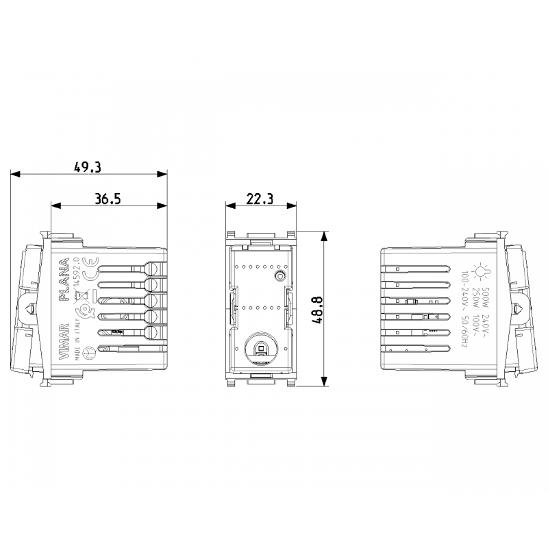 Vimar Plana IoT vernetzter Umlenkmechanismus 14592.0