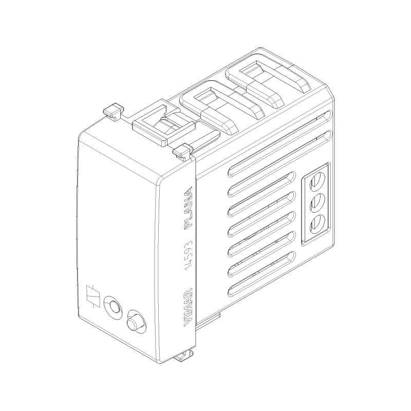 Angeschlossener Stellantrieb IoT Vimar Plana 16A Weiß 14593