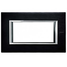 Bticino Axolute Platte 4 Module Anthrazit...