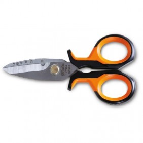 Tijera de electricista Beta 1128BSX con cuchillas de paso 011280061
