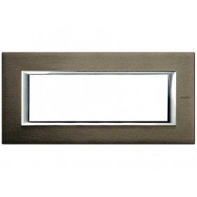 Bticino Axolute Plaque 6 Modules Bronze HA4806BR
