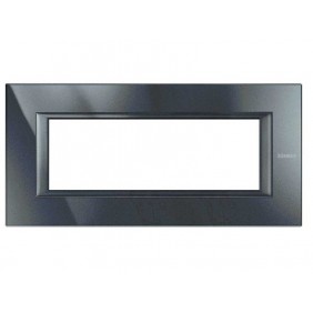 Bticino Axolute Platte 6 Module Monochrom...