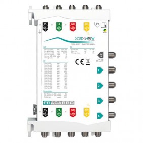 Fracarro SCD2-5416W multiswitch 5 IN 4 OUT 271180