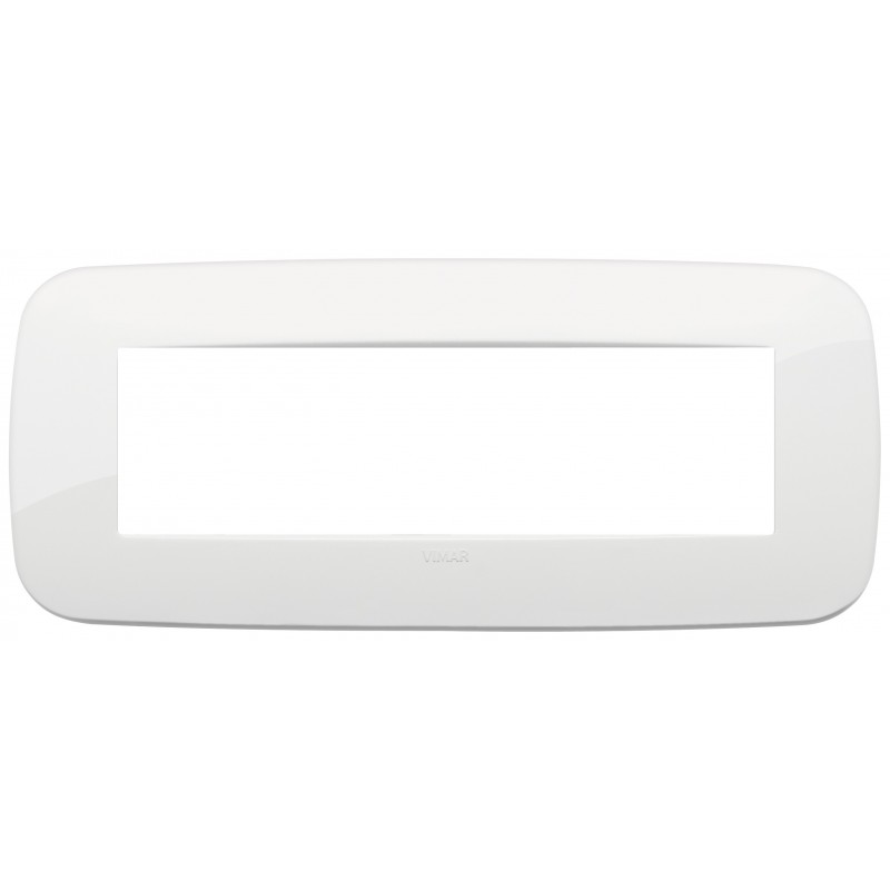Placca Vimar Arke Round 7 Moduli bianco 19687.84