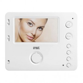 Urmet Miro teléfono de video puerta blanco de 2 hilos a color 1722/88