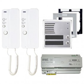 Kit interphone Urmet bi-famille 2VOICE avec...