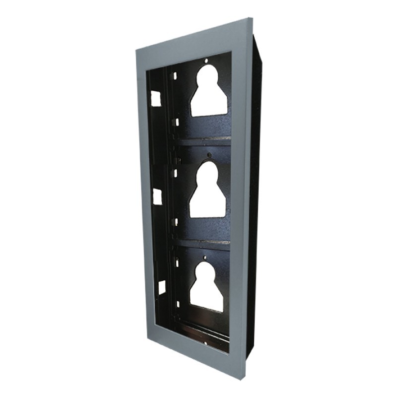 Cadre d'encastrement Comelit 3 modules pour le panneau à boutons Ultra UT9163