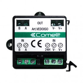 Comelit Isolator am Zentralbus der Vedo-Serie...