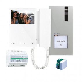 Kit de vidéophone monofamilial Comelit 2 fils...