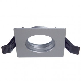 Duralamp Foco empotrado cuadrado gris IP65 ZKR65QG