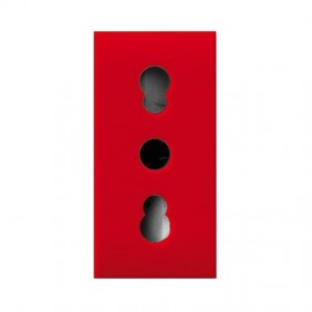 Outlet bypass red Ave LIFE 2P+T 1 module...