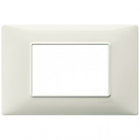 Vimar Plana Plaque 3 modules couleur ivoire...