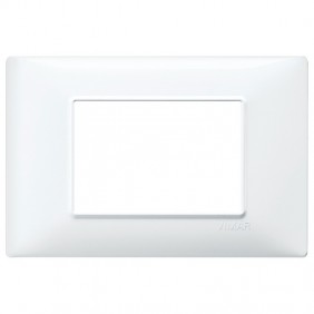 Vimar Plana plaque 3 modules couleur blanc...