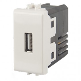 USB charger 4box for Vimar plana white 2.1 A...