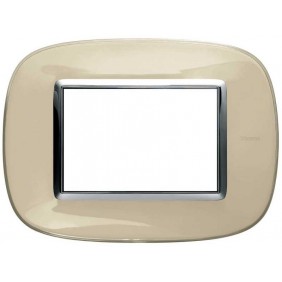 Bticino Axolute Platte 3 Module Elfenbein...