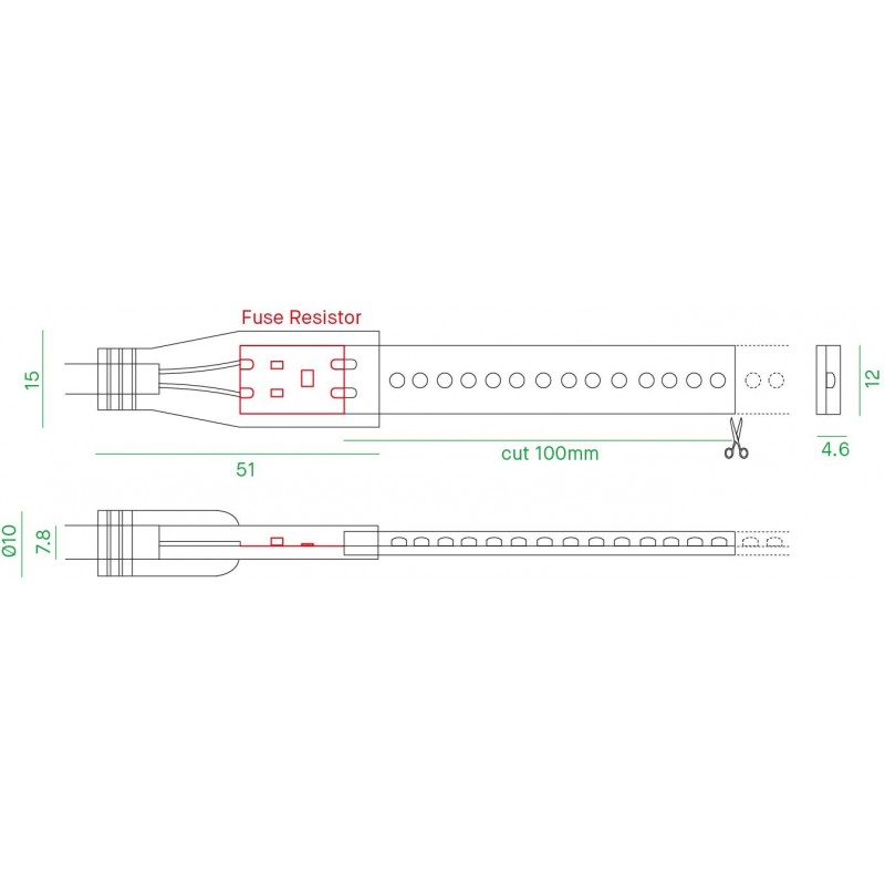 Strip Striscia LED Nobile 90W 4000K 230V 20 Metri 70230/N/20