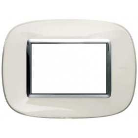 Bticino Axolute Placca 3 Moduli Bianco Liquid...