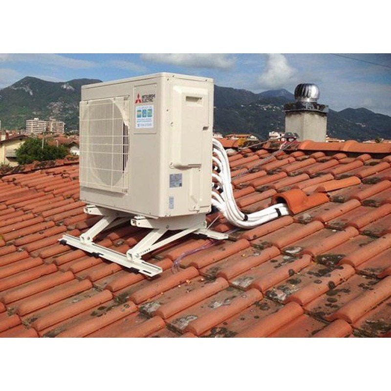 Staffa per Climatizzatori Tecnogas 800X480mm Inox per Tetti Spioventi 11117