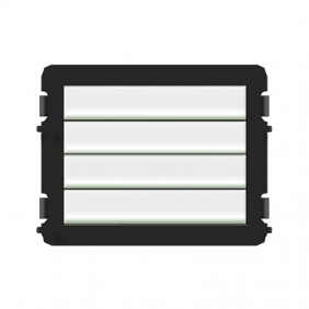 ABB Pushbutton 4 Module Rectangular WLM214X