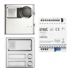 KIT Colonna secondario Urmet Sinthesi Steel 2VO...