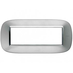 Bticino Axolute Plaque 6 modules aluminium...