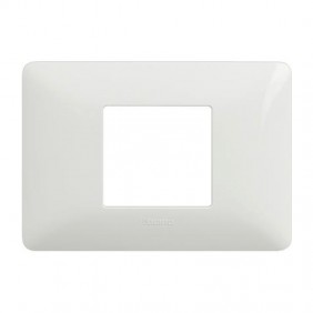 Placca Bticino Matix 2 moduli centrati bianco...