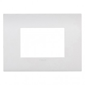 Placa Vimar FIT 3 Módulos Polar Mate 19953.26