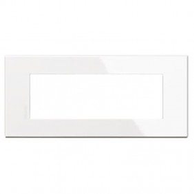 Placa Bticino Axolute Air 6 módulos blanco HW4806HD