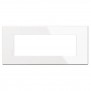 Plaque Bticino Axolute Air 6 modules blanc HW4806HD