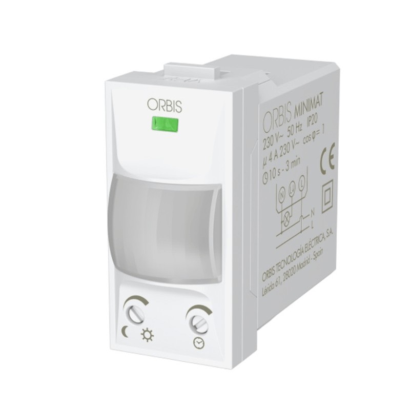 Orbis MINIMAT Détecteur de présence Universel encastré 120° OB135312