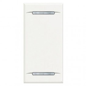 Couvre-bouton 2 Fonctions 1 Module Blanc...