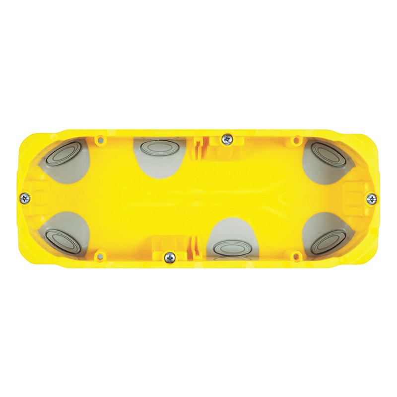 Caja de empotrar universal Bticino para placa de yeso 3 módulos PB503N