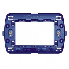 Bticino Livinglight Supporto 3 moduli LN4703