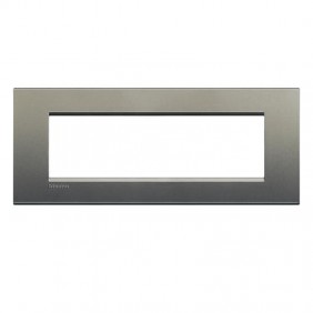 Bticino Livinglight placa 7 módulos cuadrados...